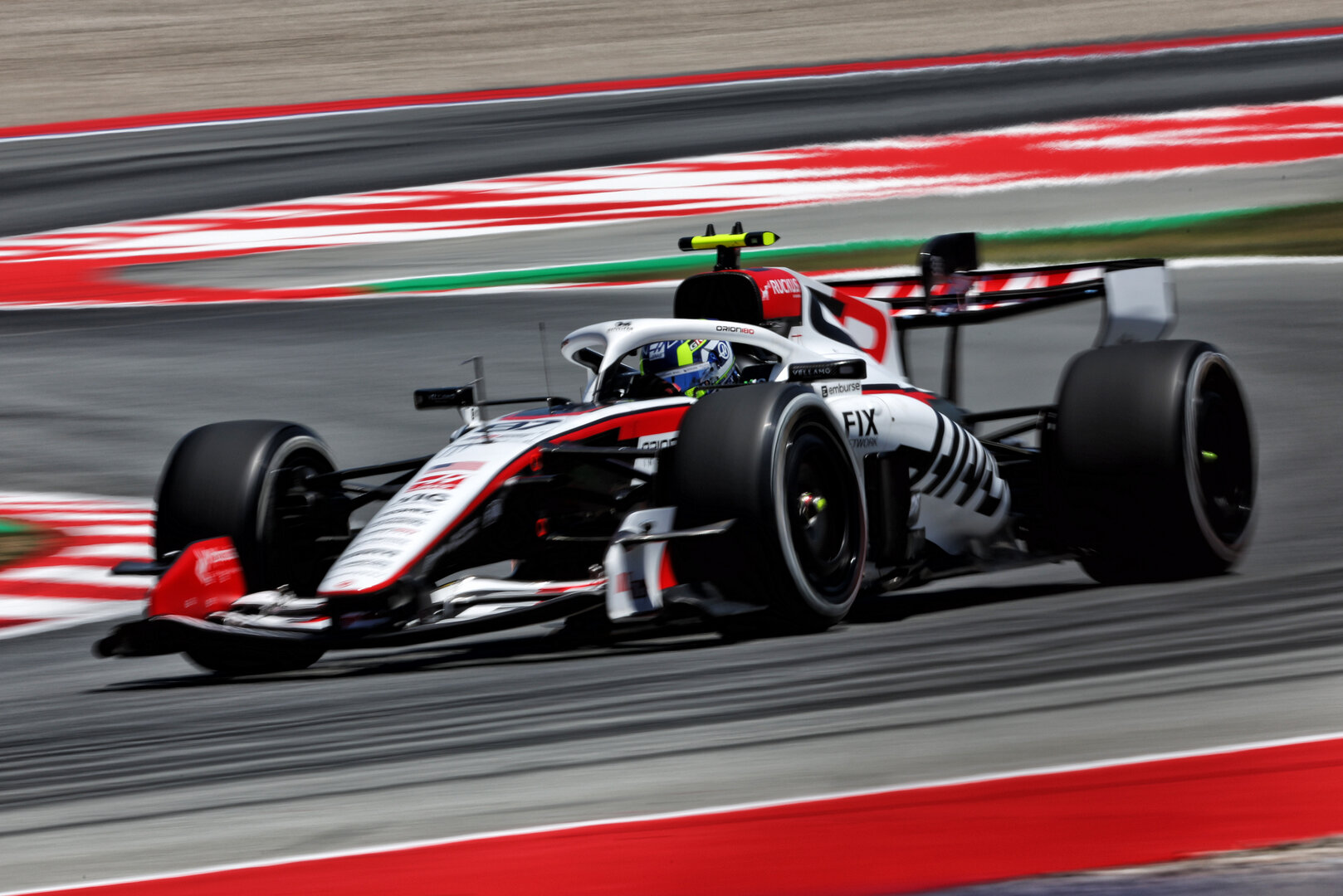 GP CATALUNYA, Oliver Bearman (GBR) Haas F1 Team VF-26.
12.06.2026. Formula 1 World Championship, Rd 7, Barcelona-Catalunya Grand Prix, Barcelona, Spain, Practice Day.
 - www.xpbimages.com, EMail: requests@xpbimages.com © Copyright: Patching / XPB Images