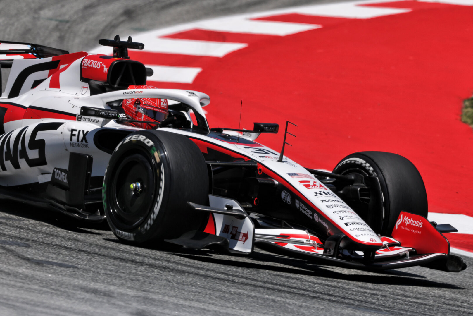 GP CATALUNYA, Esteban Ocon (FRA) Haas F1 Team VF-26.
12.06.2026. Formula 1 World Championship, Rd 7, Barcelona-Catalunya Grand Prix, Barcelona, Spain, Practice Day.
- www.xpbimages.com, EMail: requests@xpbimages.com © Copyright: Charniaux / XPB Images