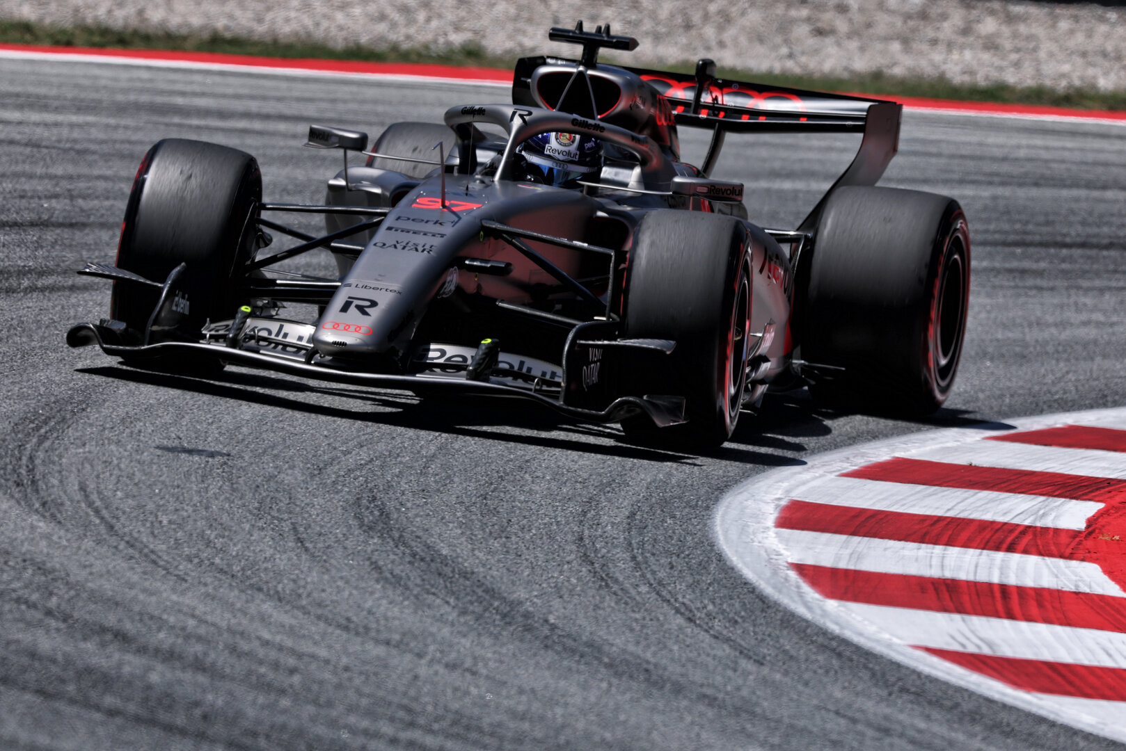 GP CATALUNYA, Paul Aron (EST) Audi F1 Team R26 Test Driver.
12.06.2026. Formula 1 World Championship, Rd 7, Barcelona-Catalunya Grand Prix, Barcelona, Spain, Practice Day.
- www.xpbimages.com, EMail: requests@xpbimages.com © Copyright: Charniaux / XPB Images