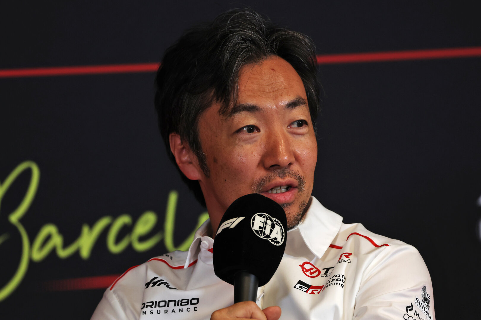 GP CATALUNYA, Ayao Komatsu (JPN) Haas F1 Team Principal in the FIA Press Conference.
12.06.2026. Formula 1 World Championship, Rd 7, Barcelona-Catalunya Grand Prix, Barcelona, Spain, Practice Day.
- www.xpbimages.com, EMail: requests@xpbimages.com © Copyright: Rew / XPB Images