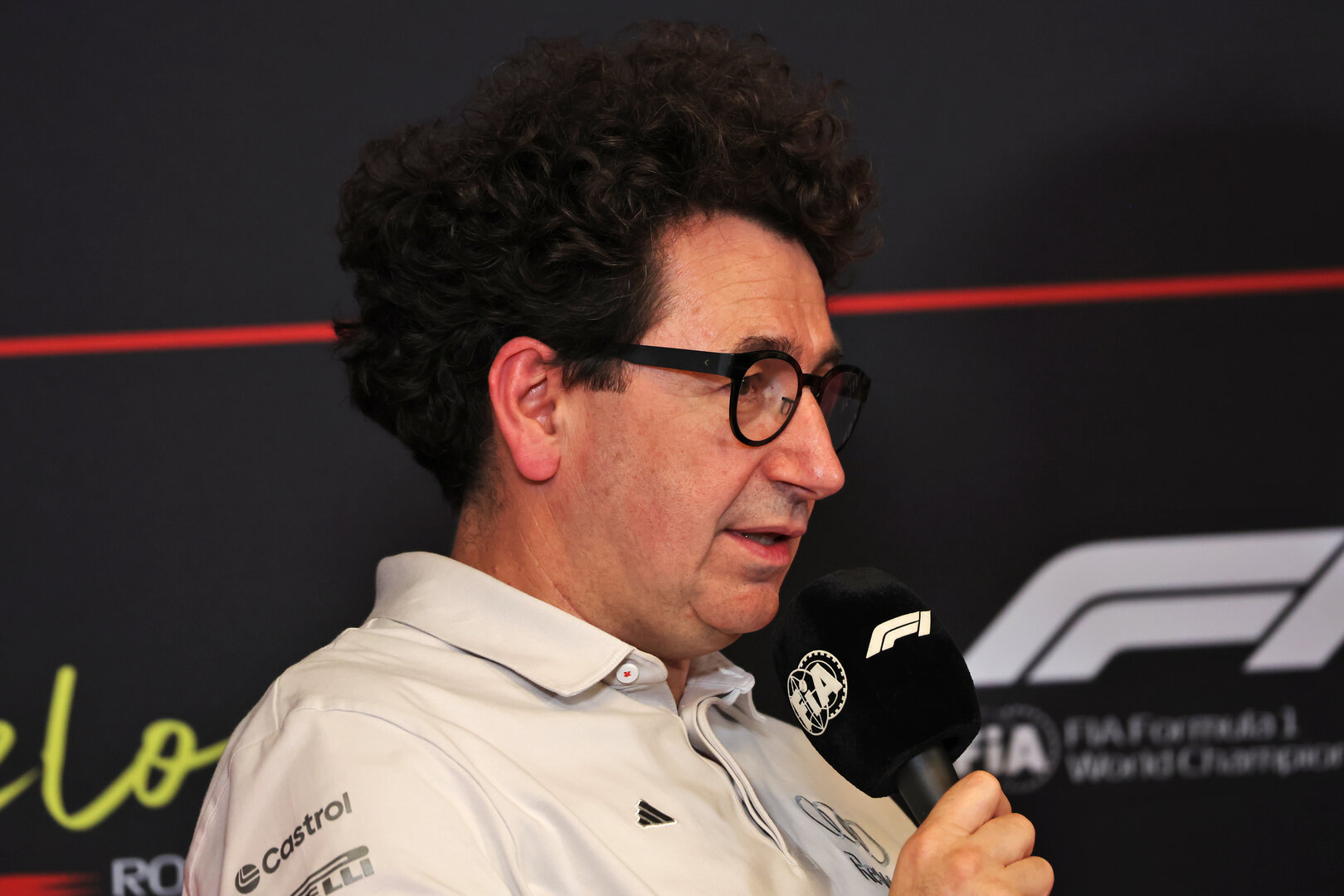 GP CATALUNYA, Mattia Binotto (ITA) Audi F1 Team Motorsport Chief Operating e Chief Technical Officer in the FIA Press Conference.
12.06.2026. Formula 1 World Championship, Rd 7, Barcelona-Catalunya Grand Prix, Barcelona, Spain, Practice Day.
- www.xpbimages.com, EMail: requests@xpbimages.com © Copyright: Rew / XPB Images