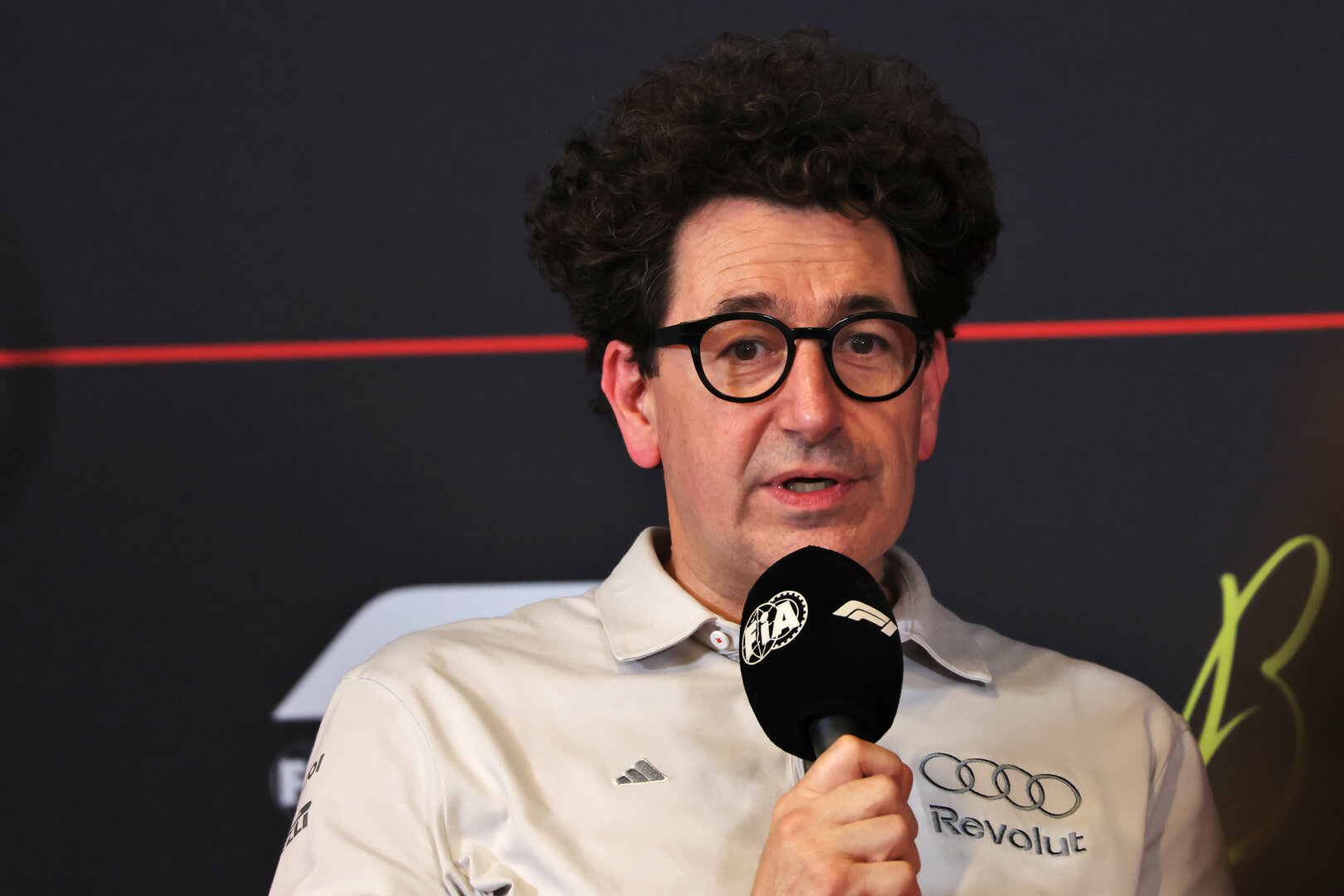 GP CATALUNYA, Mattia Binotto (ITA) Audi F1 Team Motorsport Chief Operating e Chief Technical Officer in the FIA Press Conference.
12.06.2026. Formula 1 World Championship, Rd 7, Barcelona-Catalunya Grand Prix, Barcelona, Spain, Practice Day.
- www.xpbimages.com, EMail: requests@xpbimages.com © Copyright: Rew / XPB Images