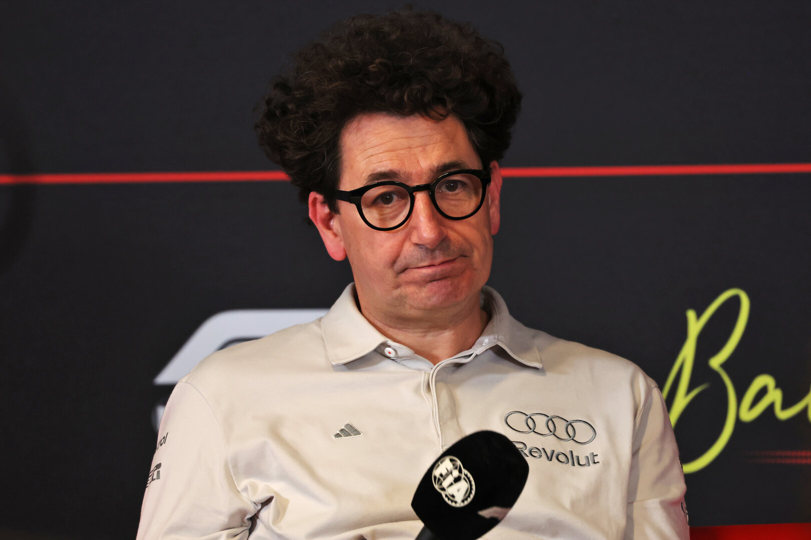 GP CATALUNYA, Mattia Binotto (ITA) Audi F1 Team Motorsport Chief Operating e Chief Technical Officer in the FIA Press Conference.
12.06.2026. Formula 1 World Championship, Rd 7, Barcelona-Catalunya Grand Prix, Barcelona, Spain, Practice Day.
- www.xpbimages.com, EMail: requests@xpbimages.com © Copyright: Rew / XPB Images