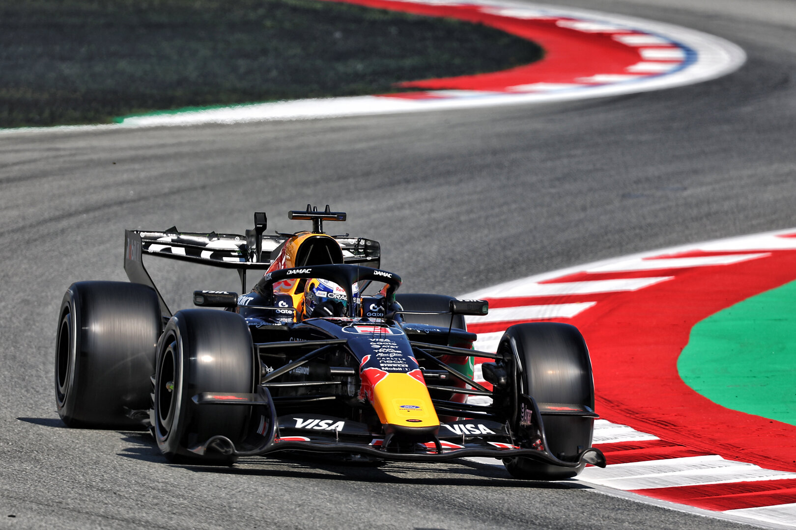 GP CATALUNYA, Max Verstappen (NLD) Red Bull Racing RB22.
12.06.2026. Formula 1 World Championship, Rd 7, Barcelona-Catalunya Grand Prix, Barcelona, Spain, Practice Day.
 - www.xpbimages.com, EMail: requests@xpbimages.com © Copyright: Patching / XPB Images
