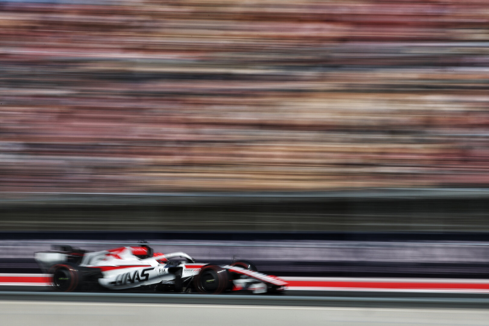 GP CATALUNYA, Esteban Ocon (FRA) Haas F1 Team VF-26.
12.06.2026. Formula 1 World Championship, Rd 7, Barcelona-Catalunya Grand Prix, Barcelona, Spain, Practice Day.
 - www.xpbimages.com, EMail: requests@xpbimages.com © Copyright: Patching / XPB Images