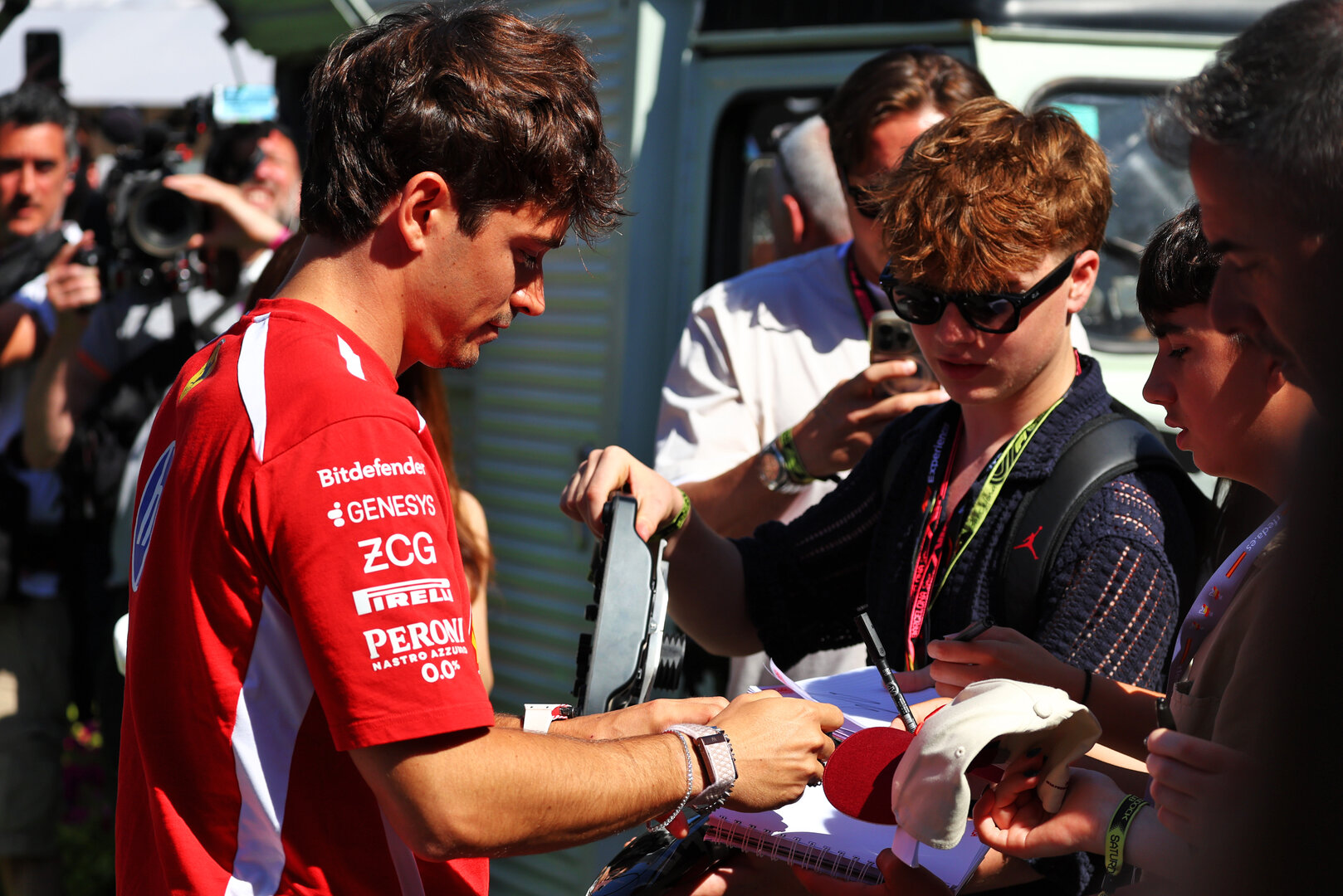 GP CATALUNYA, Charles Leclerc (MON) Ferrari.
13.06.2026. Formula 1 World Championship, Rd 7, Barcelona-Catalunya Grand Prix, Barcelona, Spain, Qualifiche Day.
 - www.xpbimages.com, EMail: requests@xpbimages.com © Copyright: Patching / XPB Images