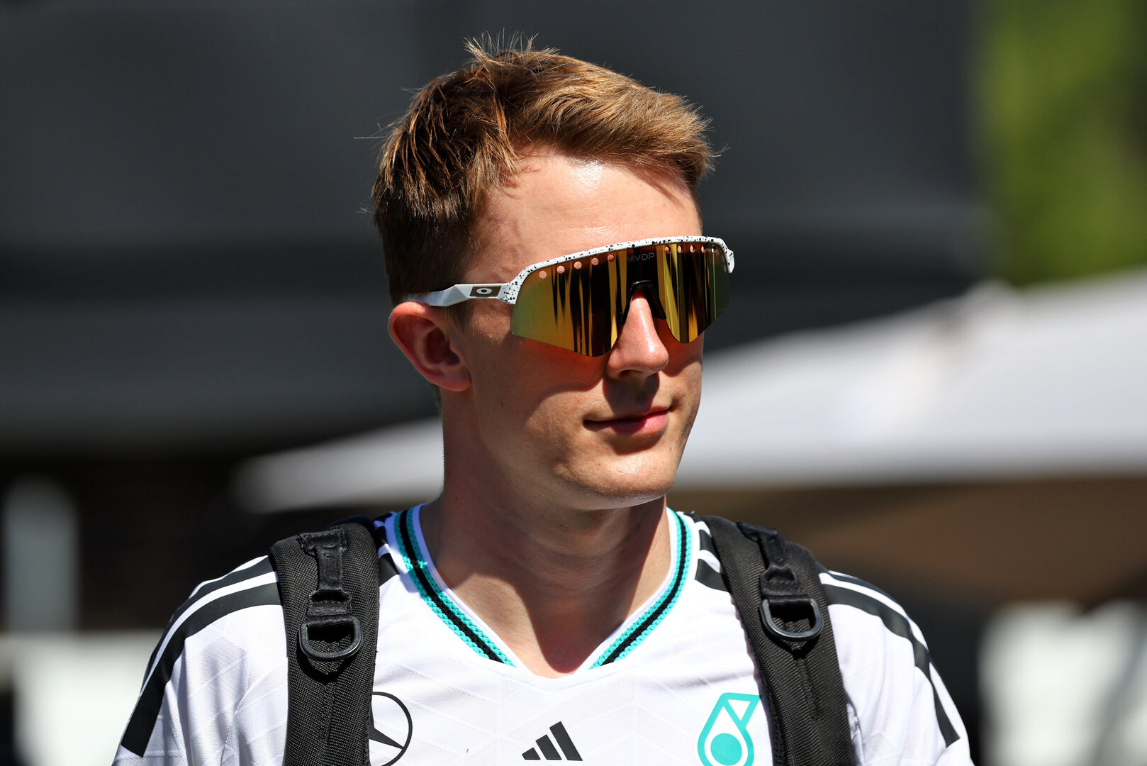 GP CATALUNYA, Frederik Vesti (DEN) Mercedes AMG Formula One Team Reserve Driver.
13.06.2026. Formula 1 World Championship, Rd 7, Barcelona-Catalunya Grand Prix, Barcelona, Spain, Qualifiche Day.
- www.xpbimages.com, EMail: requests@xpbimages.com © Copyright: Rew / XPB Images
