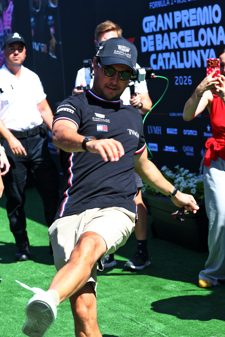 GP CATALUNYA, Sergio Perez (MEX) Cadillac Formula 1 Team.
13.06.2026. Formula 1 World Championship, Rd 7, Barcelona-Catalunya Grand Prix, Barcelona, Spain, Qualifiche Day.
- www.xpbimages.com, EMail: requests@xpbimages.com © Copyright: Bearne / XPB Images