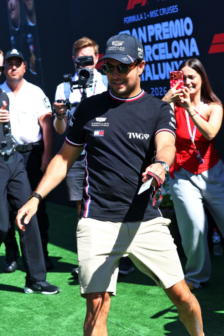 GP CATALUNYA, Sergio Perez (MEX) Cadillac Formula 1 Team.
13.06.2026. Formula 1 World Championship, Rd 7, Barcelona-Catalunya Grand Prix, Barcelona, Spain, Qualifiche Day.
- www.xpbimages.com, EMail: requests@xpbimages.com © Copyright: Bearne / XPB Images