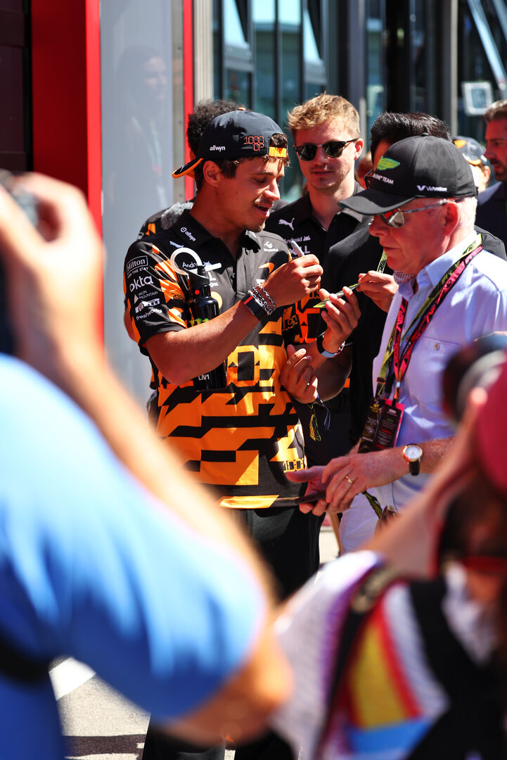 GP CATALUNYA, Lando Norris (GBR) McLaren F1 Team.
13.06.2026. Formula 1 World Championship, Rd 7, Barcelona-Catalunya Grand Prix, Barcelona, Spain, Qualifiche Day.
 - www.xpbimages.com, EMail: requests@xpbimages.com © Copyright: Patching / XPB Images
