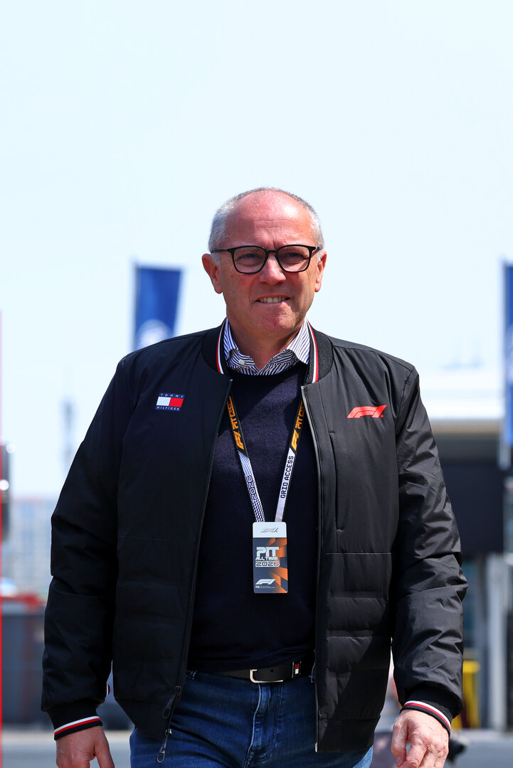 GP CINA, Stefano Domenicali (ITA) Formula One President e CEO.
12.03.2026. Formula 1 World Championship, Rd 2, Chinese Grand Prix, Shanghai, China, Preparation Day.
- www.xpbimages.com, EMail: requests@xpbimages.com © Copyright: Bearne / XPB Images