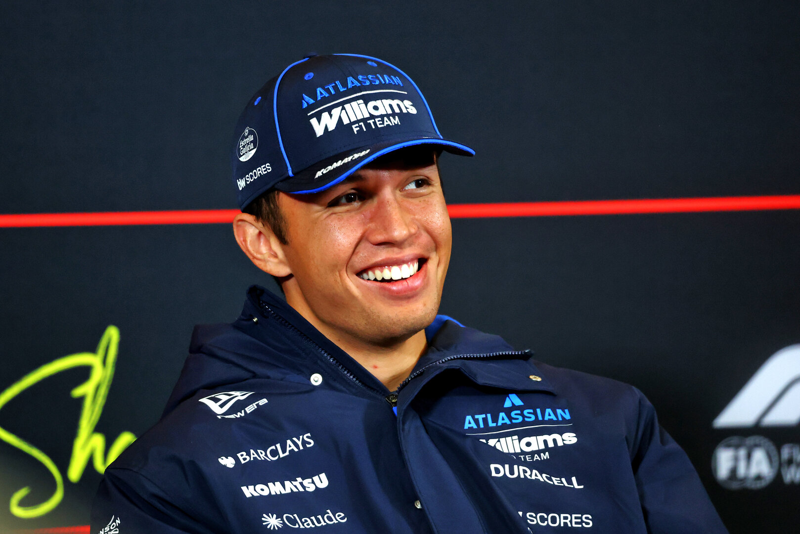 GP CINA, Alexander Albon (THA) Williams F1 Team in the FIA Press Conference.
12.03.2026. Formula 1 World Championship, Rd 2, Chinese Grand Prix, Shanghai, China, Preparation Day.
- www.xpbimages.com, EMail: requests@xpbimages.com © Copyright: Bearne / XPB Images