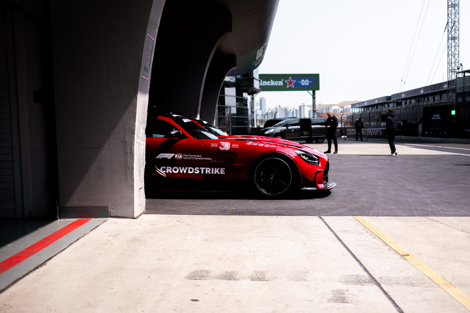 GP CINA, Mercedes FIA Safety Cars.
12.03.2026. Formula 1 World Championship, Rd 2, Chinese Grand Prix, Shanghai, China, Preparation Day.
- www.xpbimages.com, EMail: requests@xpbimages.com © Copyright: Denny / XPB Images
