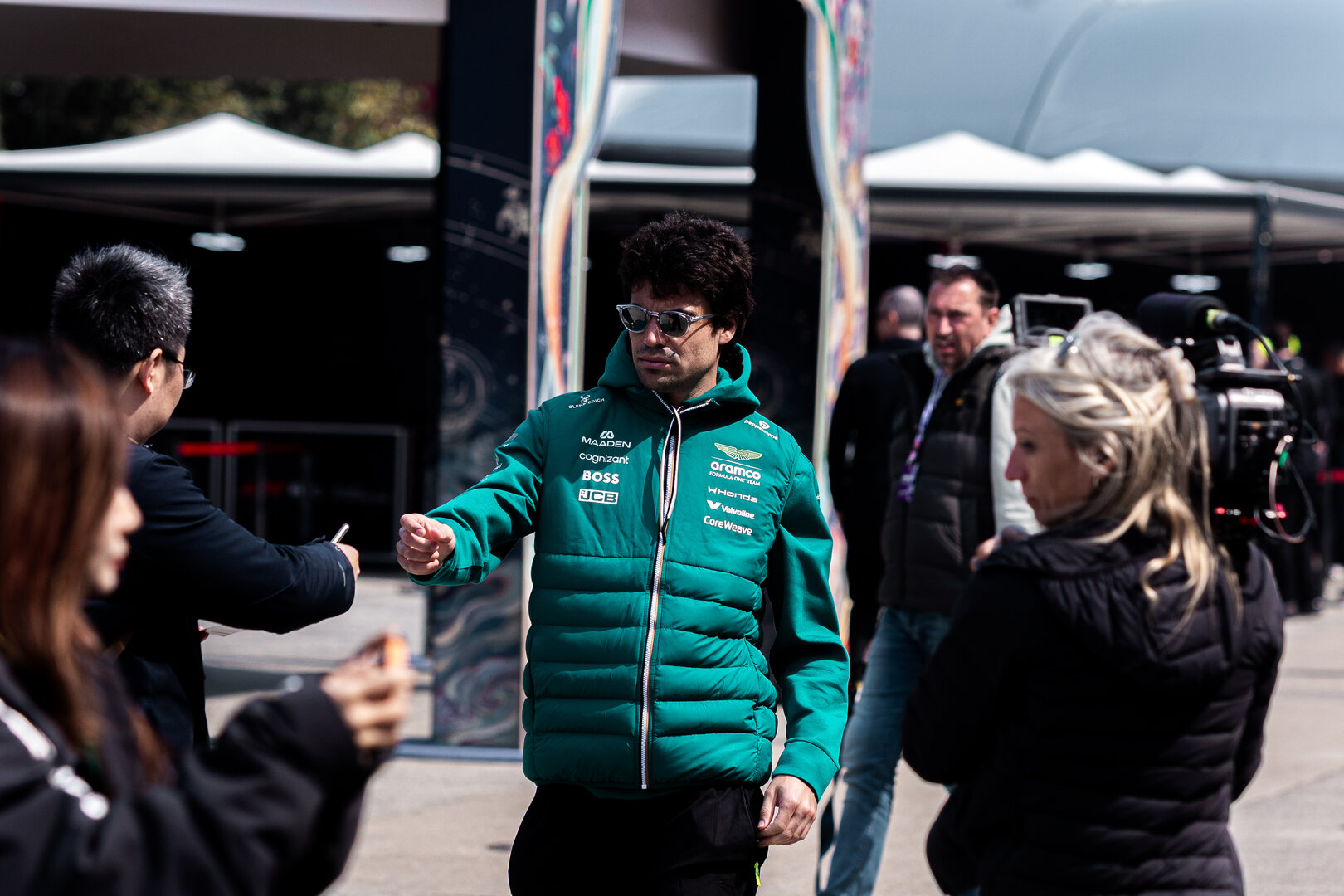 GP CINA, Lance Stroll (CDN) Aston Martin F1 Team.
12.03.2026. Formula 1 World Championship, Rd 2, Chinese Grand Prix, Shanghai, China, Preparation Day.
- www.xpbimages.com, EMail: requests@xpbimages.com © Copyright: Denny / XPB Images