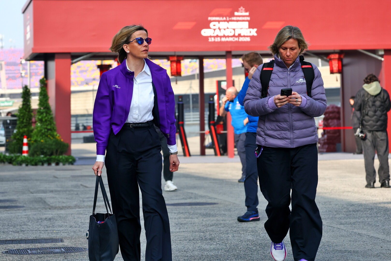 GP CINA, (L to R): Susie Wolff (GBR) F1 Academy Managing Director (Left).
13.03.2026. Formula 1 World Championship, Rd 2, Chinese Grand Prix, Shanghai, China, Sprint Qualifiche Day.
- www.xpbimages.com, EMail: requests@xpbimages.com © Copyright: Bearne / XPB Images