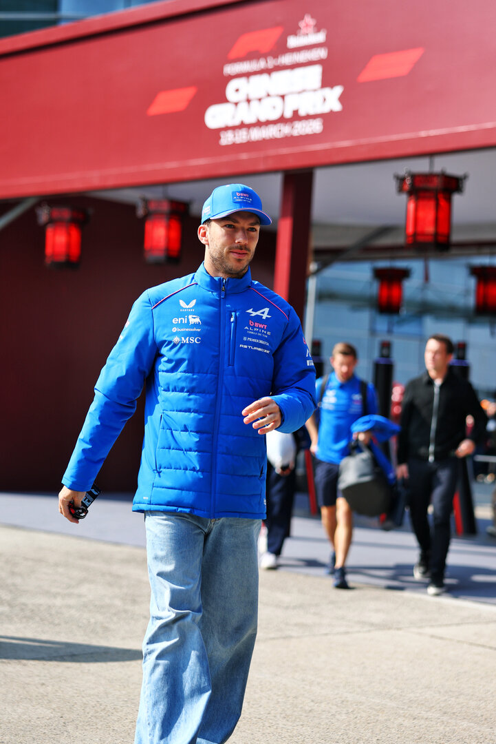 GP CINA, Pierre Gasly (FRA) Alpine F1 Team.
13.03.2026. Formula 1 World Championship, Rd 2, Chinese Grand Prix, Shanghai, China, Sprint Qualifiche Day.
- www.xpbimages.com, EMail: requests@xpbimages.com © Copyright: Bearne / XPB Images