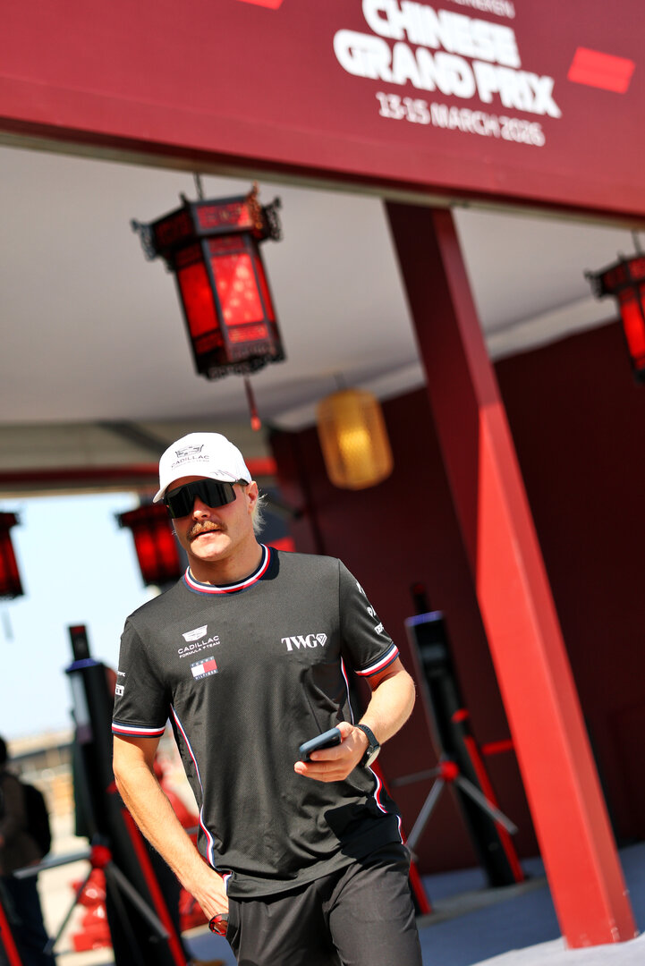 GP CINA, Valtteri Bottas (FIN) Cadillac Formula 1 Team.
13.03.2026. Formula 1 World Championship, Rd 2, Chinese Grand Prix, Shanghai, China, Sprint Qualifiche Day.
- www.xpbimages.com, EMail: requests@xpbimages.com © Copyright: Bearne / XPB Images