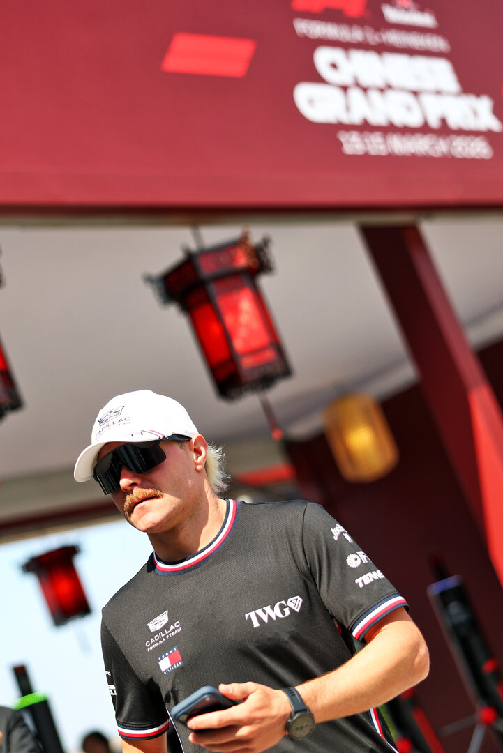 GP CINA, Valtteri Bottas (FIN) Cadillac Formula 1 Team.
13.03.2026. Formula 1 World Championship, Rd 2, Chinese Grand Prix, Shanghai, China, Sprint Qualifiche Day.
- www.xpbimages.com, EMail: requests@xpbimages.com © Copyright: Bearne / XPB Images