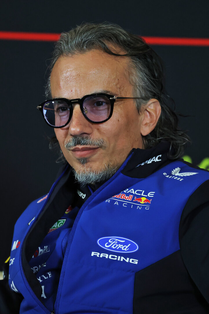 GP CINA, Laurent Mekies (FRA) Red Bull Racing Team Principal e CEO in the FIA Press Conference.
13.03.2026. Formula 1 World Championship, Rd 2, Chinese Grand Prix, Shanghai, China, Sprint Qualifiche Day.
- www.xpbimages.com, EMail: requests@xpbimages.com © Copyright: Moy / XPB Images