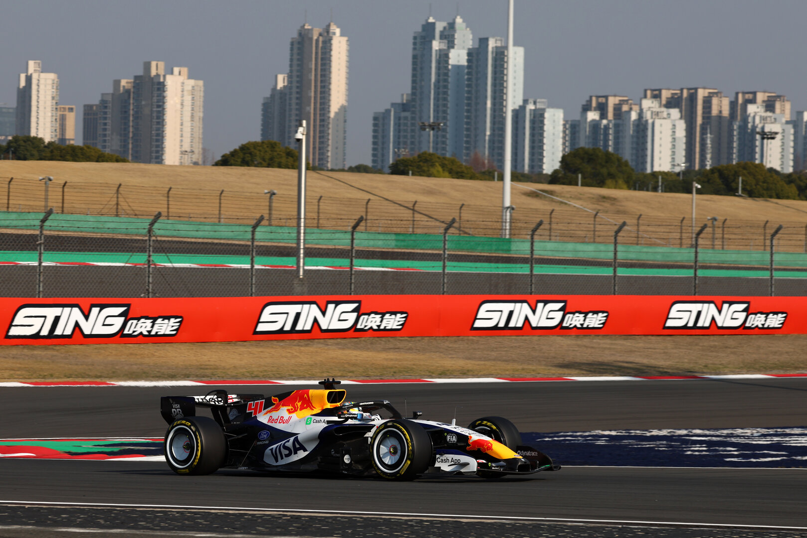 GP CINA, Arvid Lindblad (GBR) Racing Bulls Formula One Team VCARB 03.
13.03.2026. Formula 1 World Championship, Rd 2, Chinese Grand Prix, Shanghai, China, Sprint Qualifiche Day.
 - www.xpbimages.com, EMail: requests@xpbimages.com © Copyright: Patching / XPB Images