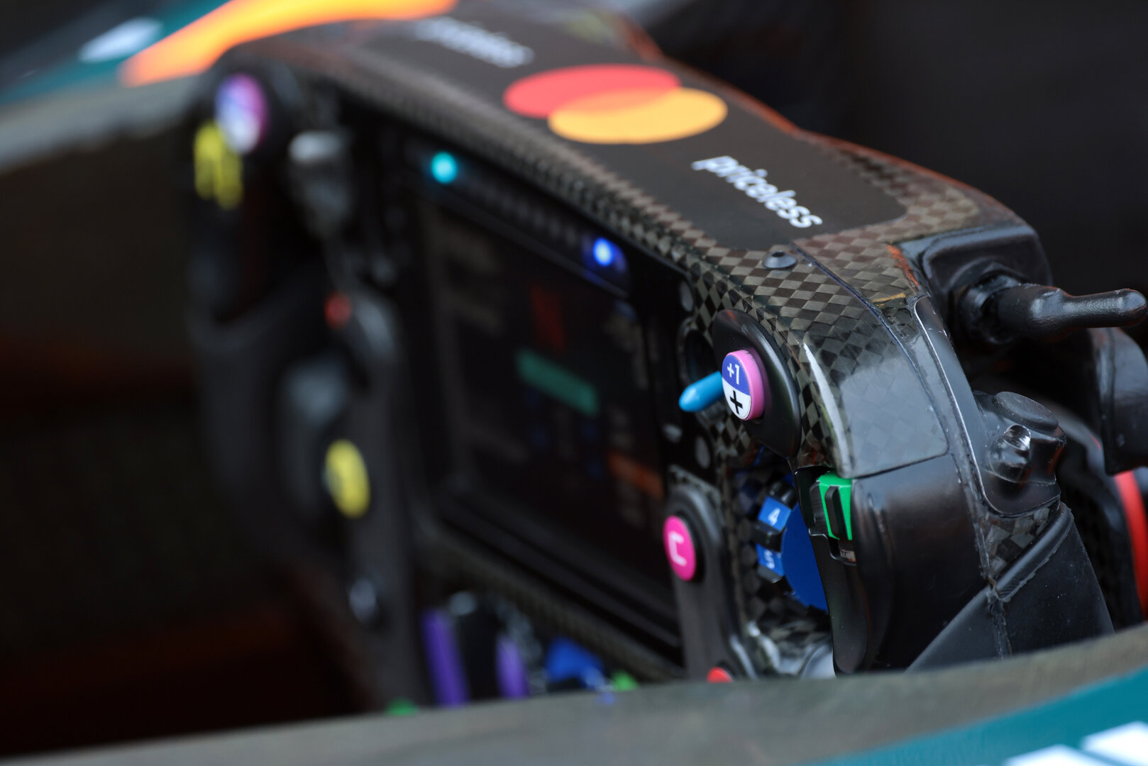 GP CINA, McLaren F1 Team MCL40 steering wheel.
14.03.2026. Formula 1 World Championship, Rd 2, Chinese Grand Prix, Shanghai, China, Sprint e Qualifiche Day.
- www.xpbimages.com, EMail: requests@xpbimages.com © Copyright: Moy / XPB Images