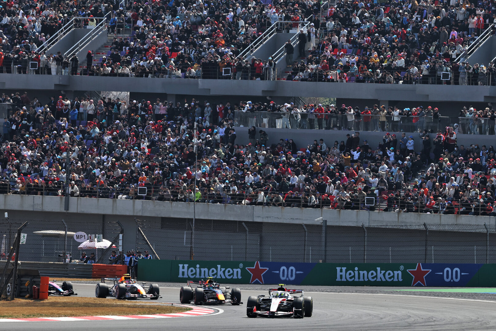 GP CINA, Oliver Bearman (GBR) Haas F1 Team VF-26.
14.03.2026. Formula 1 World Championship, Rd 2, Chinese Grand Prix, Shanghai, China, Sprint e Qualifiche Day.
 - www.xpbimages.com, EMail: requests@xpbimages.com © Copyright: Patching / XPB Images