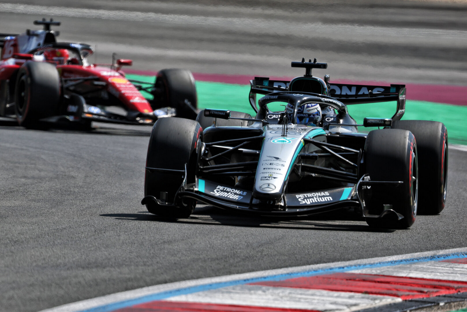 GP CINA, George Russell (GBR) Mercedes AMG Formula One Team W17.
14.03.2026. Formula 1 World Championship, Rd 2, Chinese Grand Prix, Shanghai, China, Sprint e Qualifiche Day.
- www.xpbimages.com, EMail: requests@xpbimages.com © Copyright: Bearne / XPB Images