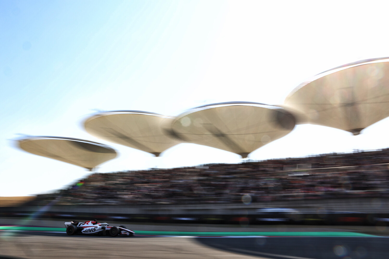 GP CINA, Esteban Ocon (FRA) Haas F1 Team VF-26.
14.03.2026. Formula 1 World Championship, Rd 2, Chinese Grand Prix, Shanghai, China, Sprint e Qualifiche Day.
 - www.xpbimages.com, EMail: requests@xpbimages.com © Copyright: Patching / XPB Images