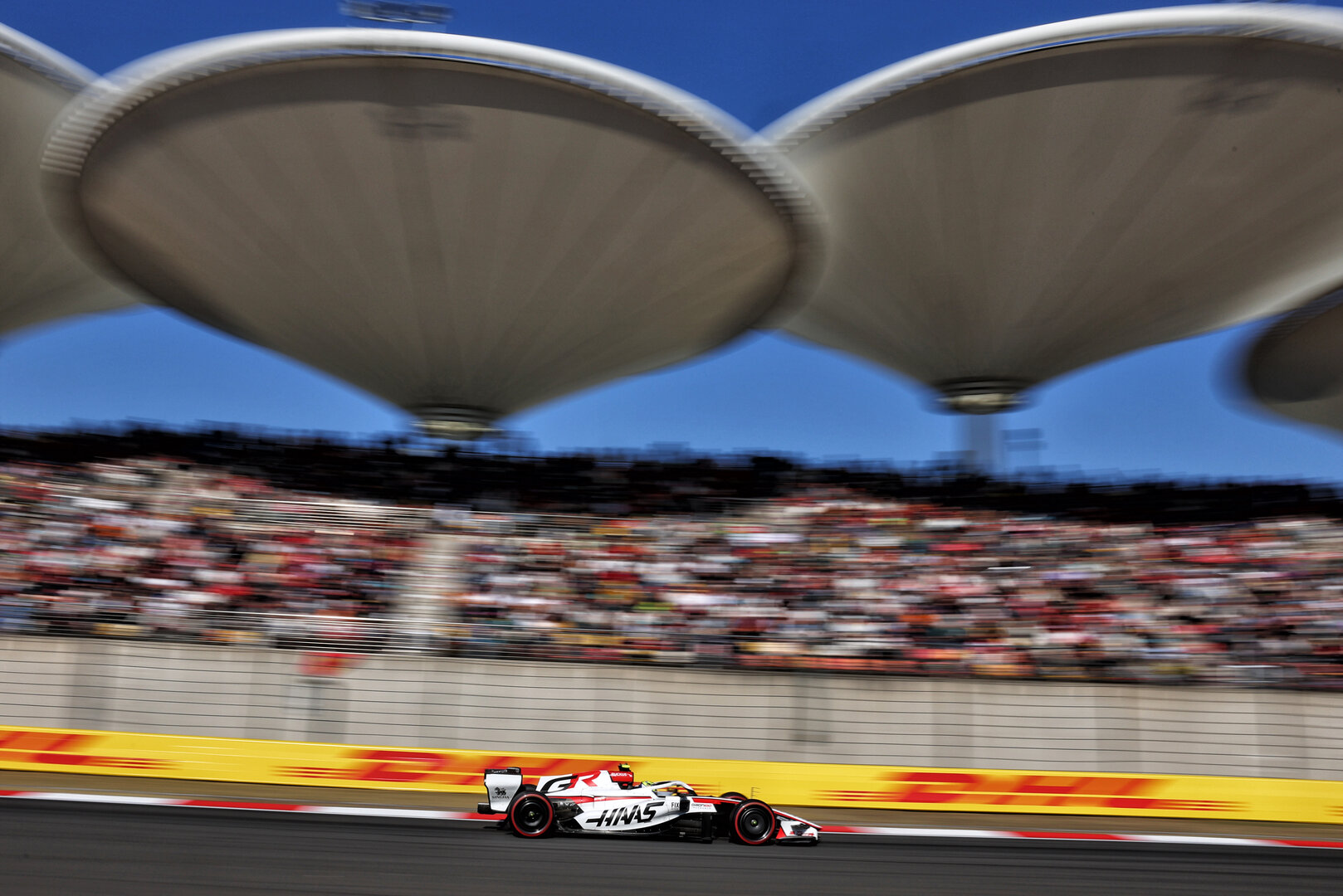 GP CINA, Oliver Bearman (GBR) Haas F1 Team VF-26.
14.03.2026. Formula 1 World Championship, Rd 2, Chinese Grand Prix, Shanghai, China, Sprint e Qualifiche Day.
 - www.xpbimages.com, EMail: requests@xpbimages.com © Copyright: Patching / XPB Images