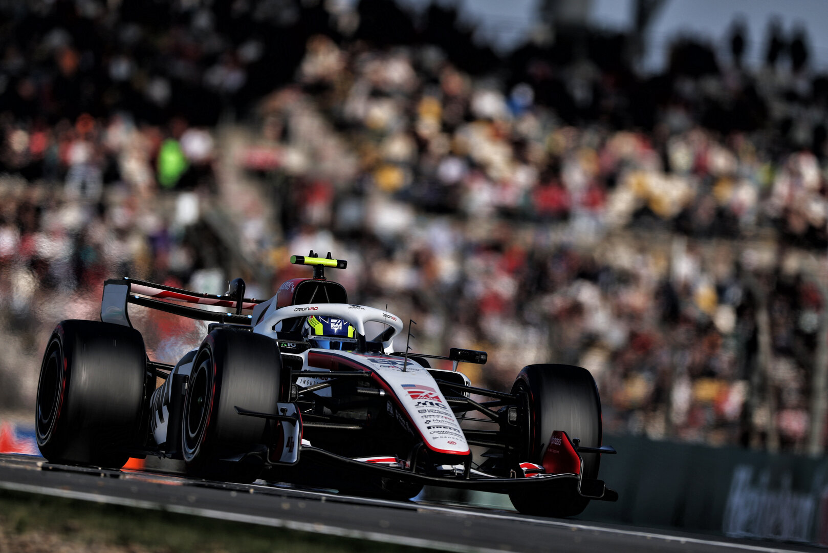 GP CINA, Oliver Bearman (GBR) Haas F1 Team VF-26.
14.03.2026. Formula 1 World Championship, Rd 2, Chinese Grand Prix, Shanghai, China, Sprint e Qualifiche Day.
- www.xpbimages.com, EMail: requests@xpbimages.com © Copyright: Charniaux / XPB Images