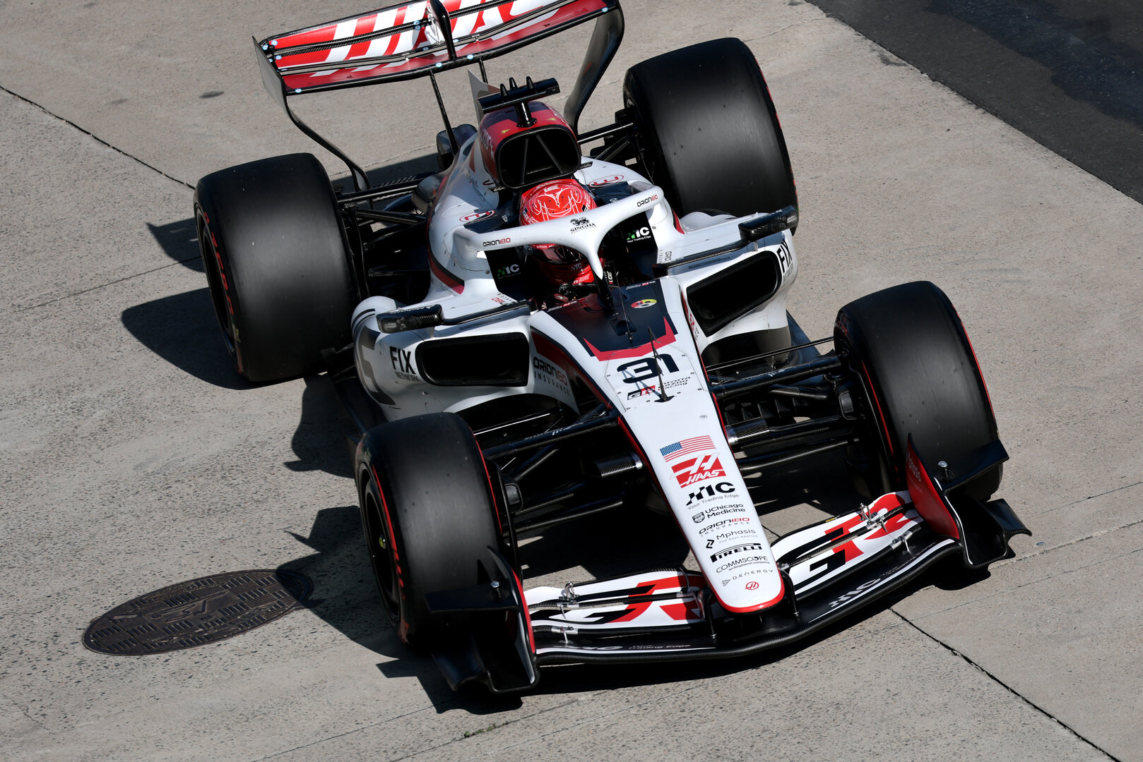 GP CINA, Esteban Ocon (FRA) Haas F1 Team VF-26.
14.03.2026. Formula 1 World Championship, Rd 2, Chinese Grand Prix, Shanghai, China, Sprint e Qualifiche Day.
- www.xpbimages.com, EMail: requests@xpbimages.com © Copyright: Moy / XPB Images