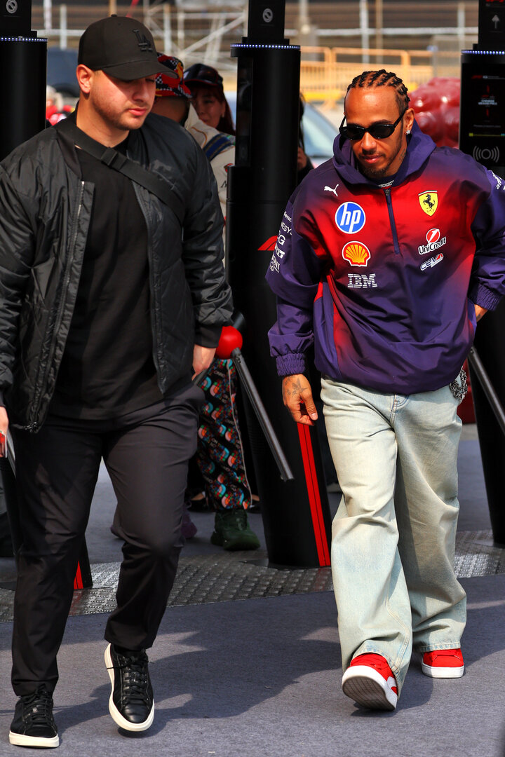 GP CINA, Lewis Hamilton (GBR) Ferrari.
15.03.2026. Formula 1 World Championship, Rd 2, Chinese Grand Prix, Shanghai, China, Gara Day.
 - www.xpbimages.com, EMail: requests@xpbimages.com © Copyright: Patching / XPB Images