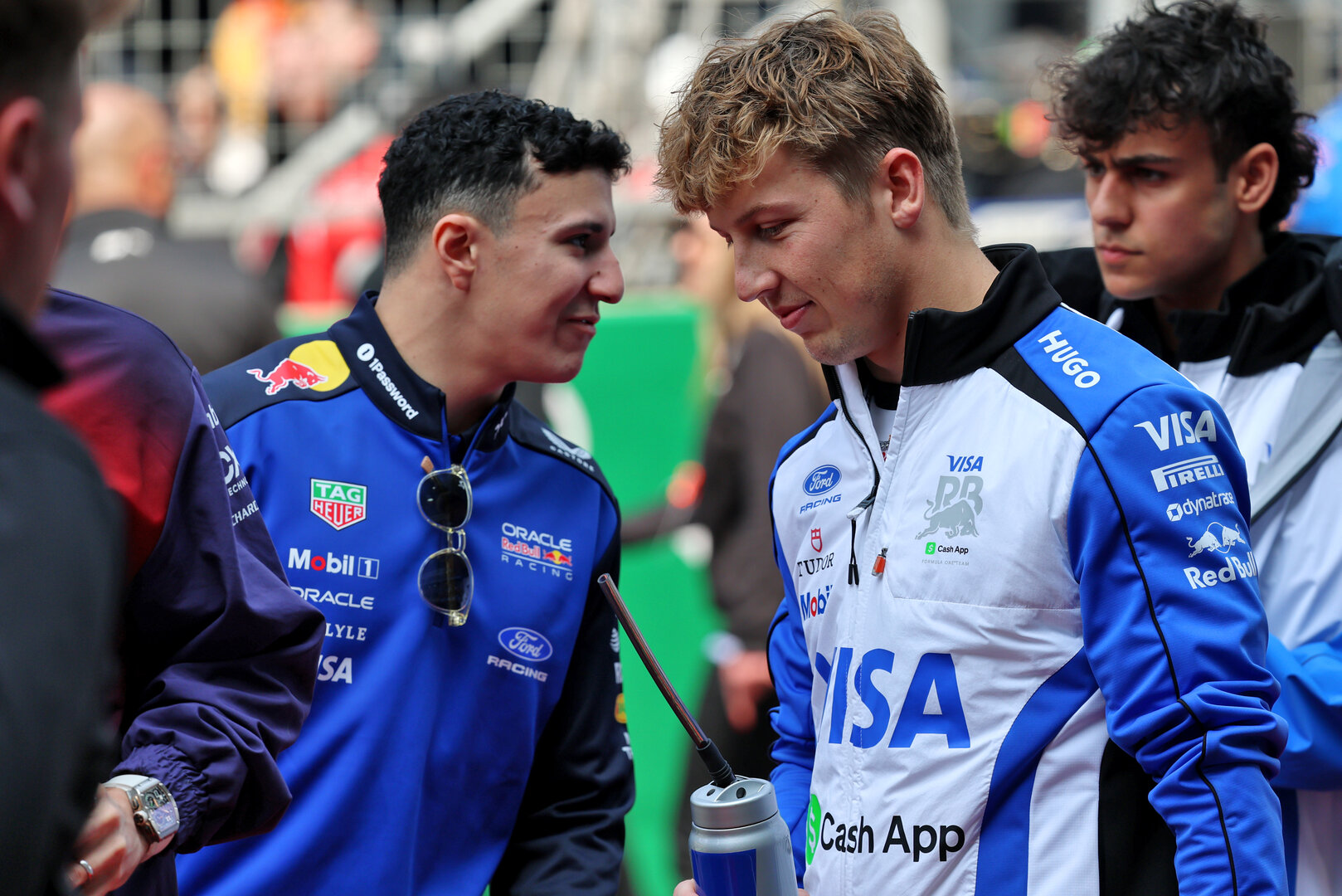 GP CINA, Liam Lawson (NZL) Racing Bulls Formula One Team on the drivers' parade.
15.03.2026. Formula 1 World Championship, Rd 2, Chinese Grand Prix, Shanghai, China, Gara Day.
- www.xpbimages.com, EMail: requests@xpbimages.com © Copyright: Batchelor / XPB Images