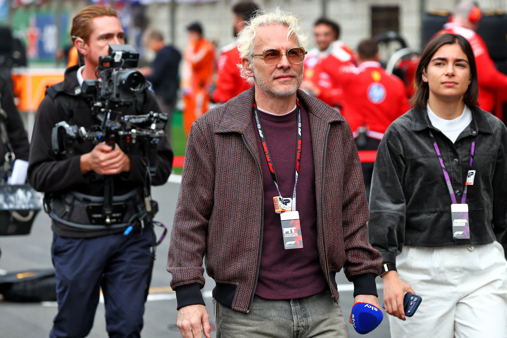 GP CINA, Jacques Villeneuve (CDN) Sky Sports F1 Presenter.
15.03.2026. Formula 1 World Championship, Rd 2, Chinese Grand Prix, Shanghai, China, Gara Day.
 - www.xpbimages.com, EMail: requests@xpbimages.com © Copyright: Patching / XPB Images