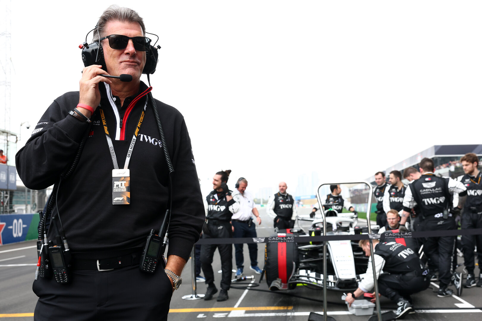 GP CINA, Graeme Lowdon (GBR) Cadillac Formula 1 Team, Team Principal on the grid.
15.03.2026. Formula 1 World Championship, Rd 2, Chinese Grand Prix, Shanghai, China, Gara Day.
- www.xpbimages.com, EMail: requests@xpbimages.com © Copyright: Bearne / XPB Images