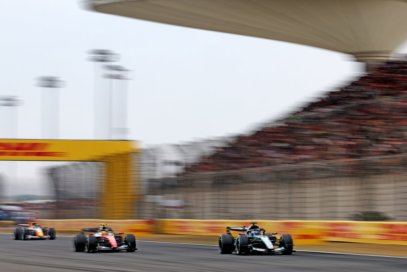 GP CINA, George Russell (GBR) Mercedes AMG Formula One Team W17.
15.03.2026. Formula 1 World Championship, Rd 2, Chinese Grand Prix, Shanghai, China, Gara Day.
- www.xpbimages.com, EMail: requests@xpbimages.com © Copyright: Bearne / XPB Images
