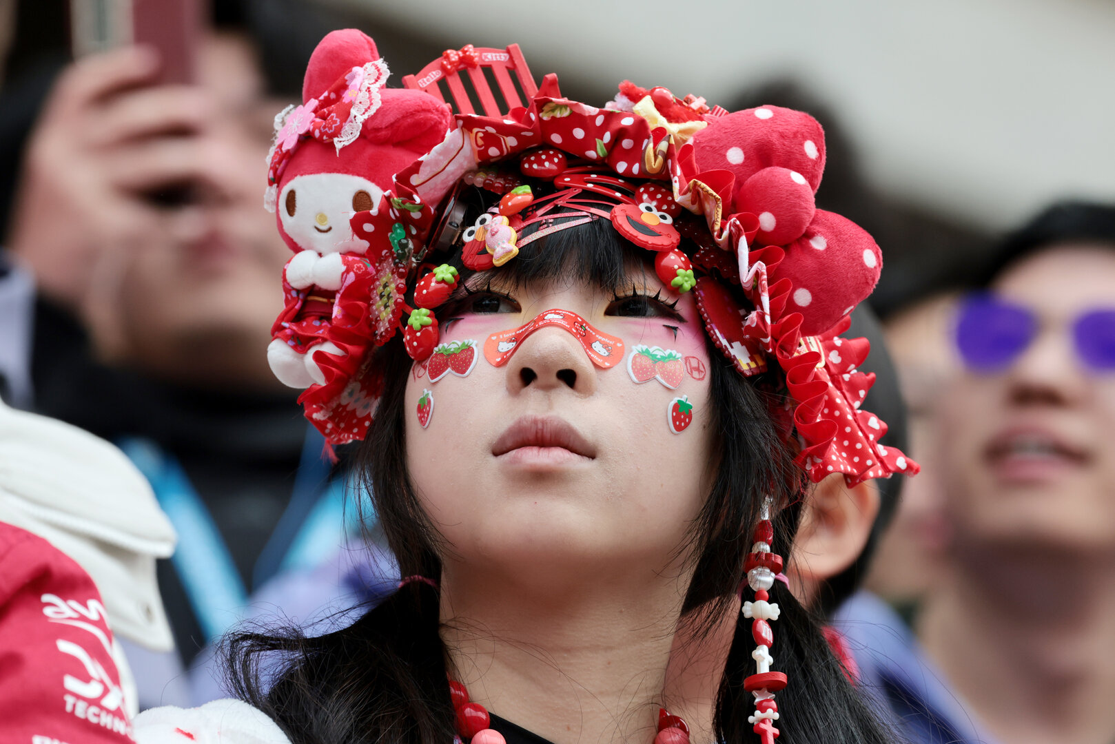 GP CINA, Circuit Atmosfera - fans in the grandstand.
15.03.2026. Formula 1 World Championship, Rd 2, Chinese Grand Prix, Shanghai, China, Gara Day.
- www.xpbimages.com, EMail: requests@xpbimages.com © Copyright: Moy / XPB Images