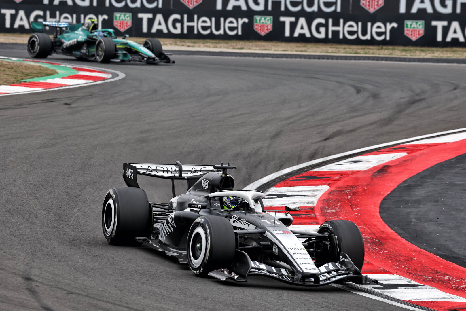 GP CINA, Sergio Perez (MEX) Cadillac Formula 1 Team MAC-26.
15.03.2026. Formula 1 World Championship, Rd 2, Chinese Grand Prix, Shanghai, China, Gara Day.
 - www.xpbimages.com, EMail: requests@xpbimages.com © Copyright: Patching / XPB Images