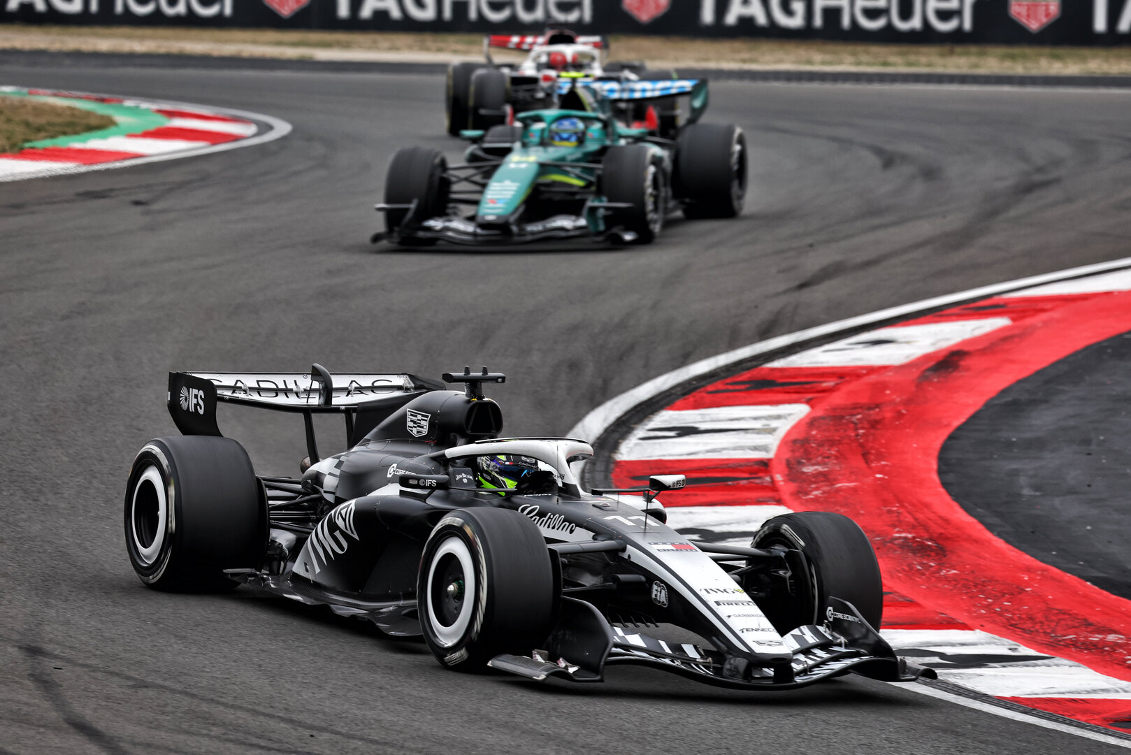 GP CINA, Sergio Perez (MEX) Cadillac Formula 1 Team MAC-26.
15.03.2026. Formula 1 World Championship, Rd 2, Chinese Grand Prix, Shanghai, China, Gara Day.
 - www.xpbimages.com, EMail: requests@xpbimages.com © Copyright: Patching / XPB Images