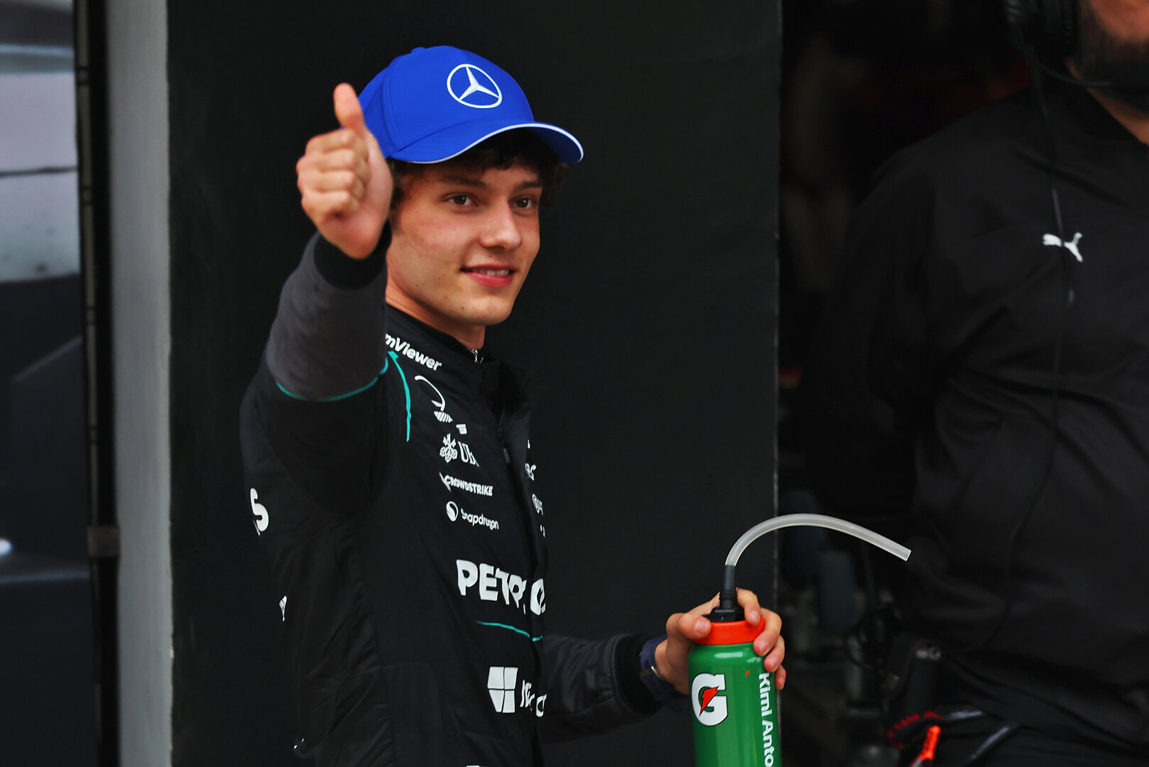 GP CINA, Gara winner Andrea Kimi Antonelli (ITA) Mercedes AMG Formula One Team celebrates in parc ferme.
15.03.2026. Formula 1 World Championship, Rd 2, Chinese Grand Prix, Shanghai, China, Gara Day.
- www.xpbimages.com, EMail: requests@xpbimages.com © Copyright: Patching / XPB Images