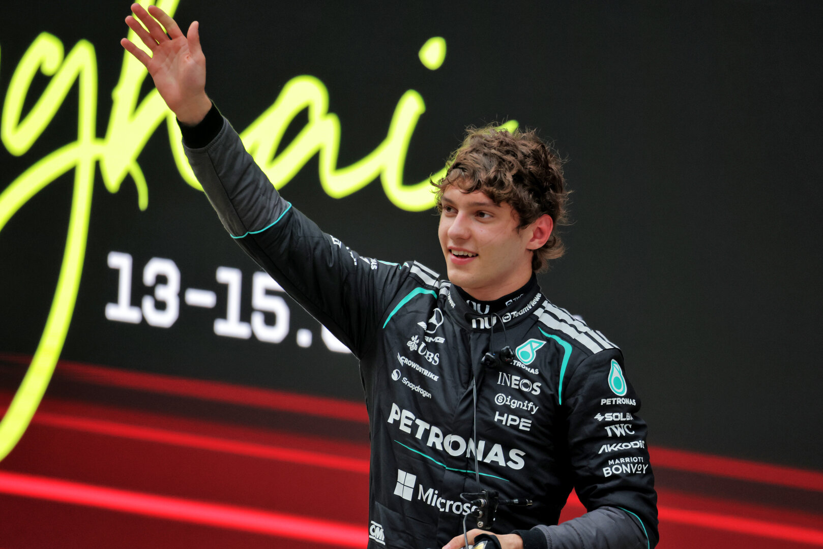 GP CINA, Gara winner Andrea Kimi Antonelli (ITA) Mercedes AMG Formula One Team celebrates in parc ferme.
15.03.2026. Formula 1 World Championship, Rd 2, Chinese Grand Prix, Shanghai, China, Gara Day.
- www.xpbimages.com, EMail: requests@xpbimages.com © Copyright: Moy / XPB Images