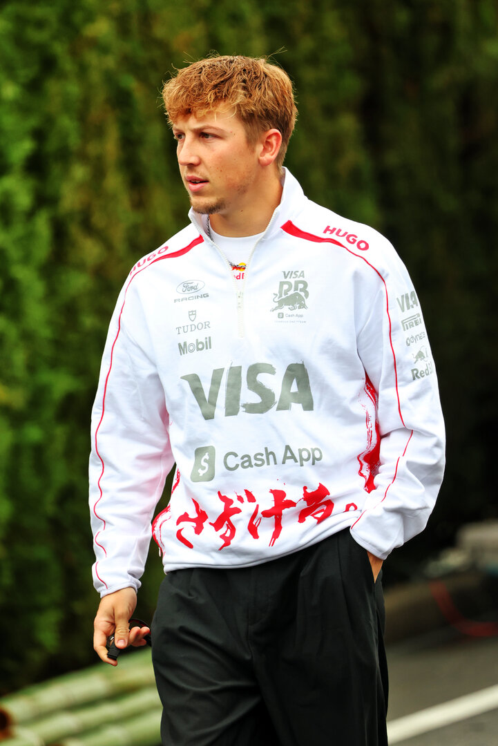 GP GIAPPONE, Liam Lawson (NZL) Racing Bulls Formula One Team.
26.03.2026. Formula 1 World Championship, Rd 3, Japanese Grand Prix, Suzuka, Japan, Preparation Day.
- www.xpbimages.com, EMail: requests@xpbimages.com © Copyright: Bearne / XPB Images