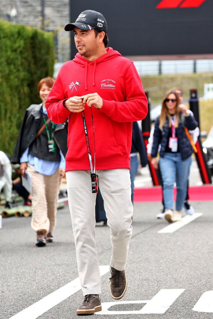 GP GIAPPONE, Sergio Perez (MEX) Cadillac Formula 1 Team.
26.03.2026. Formula 1 World Championship, Rd 3, Japanese Grand Prix, Suzuka, Japan, Preparation Day.
- www.xpbimages.com, EMail: requests@xpbimages.com © Copyright: Bearne / XPB Images
