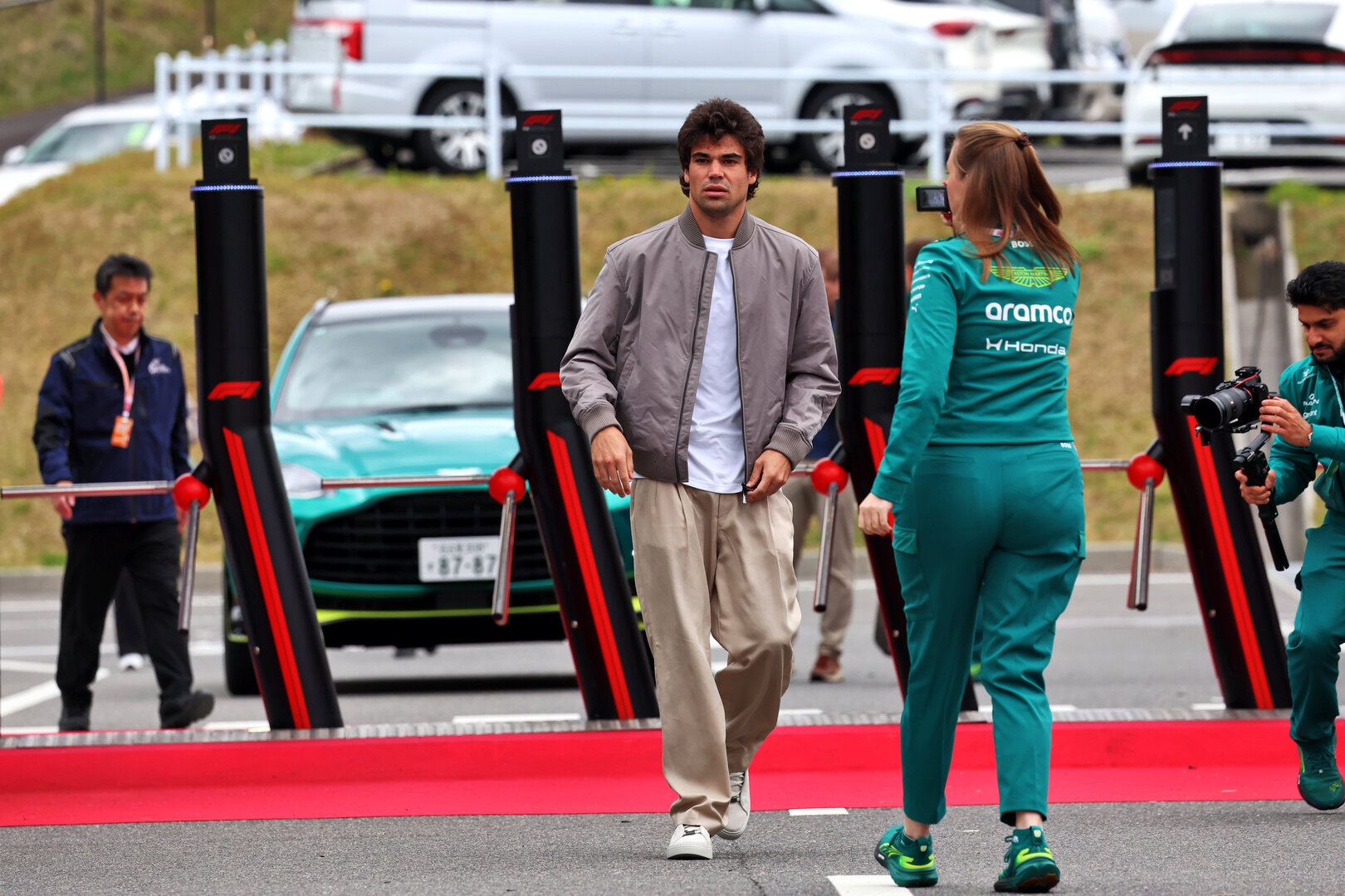 GP GIAPPONE, Lance Stroll (CDN) Aston Martin F1 Team.
26.03.2026. Formula 1 World Championship, Rd 3, Japanese Grand Prix, Suzuka, Japan, Preparation Day.
- www.xpbimages.com, EMail: requests@xpbimages.com © Copyright: Rew / XPB Images