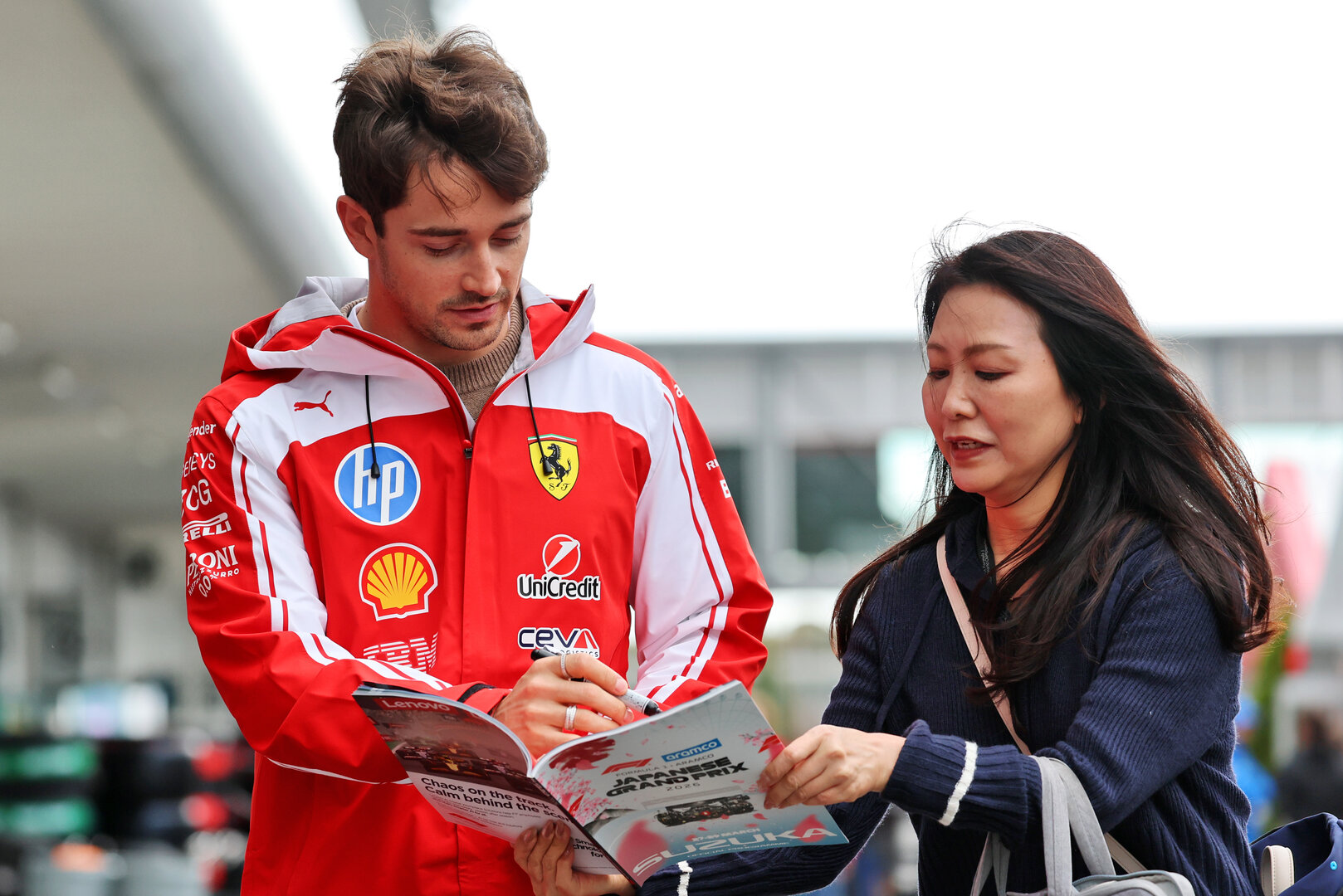 GP GIAPPONE, Charles Leclerc (MON) Ferrari.
26.03.2026. Formula 1 World Championship, Rd 3, Japanese Grand Prix, Suzuka, Japan, Preparation Day.
- www.xpbimages.com, EMail: requests@xpbimages.com © Copyright: Batchelor / XPB Images