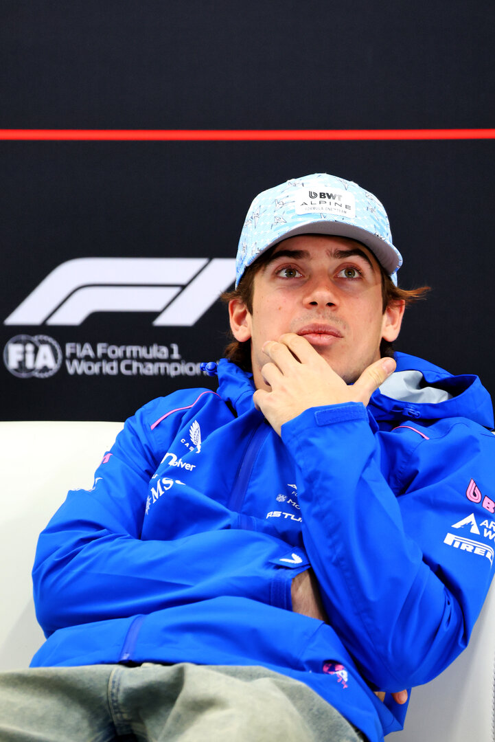 GP GIAPPONE, Franco Colapinto (ARG) Alpine F1 Team in the FIA Press Conference.
26.03.2026. Formula 1 World Championship, Rd 3, Japanese Grand Prix, Suzuka, Japan, Preparation Day.
- www.xpbimages.com, EMail: requests@xpbimages.com © Copyright: Bearne / XPB Images