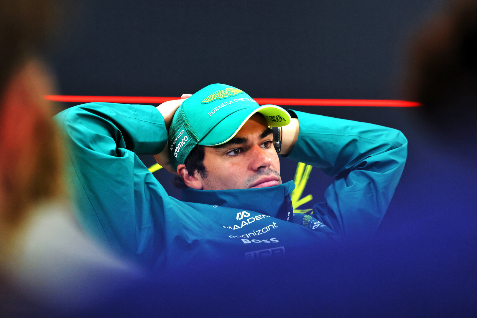 GP GIAPPONE, Lance Stroll (CDN) Aston Martin F1 Team in the FIA Press Conference.
26.03.2026. Formula 1 World Championship, Rd 3, Japanese Grand Prix, Suzuka, Japan, Preparation Day.
- www.xpbimages.com, EMail: requests@xpbimages.com © Copyright: Bearne / XPB Images