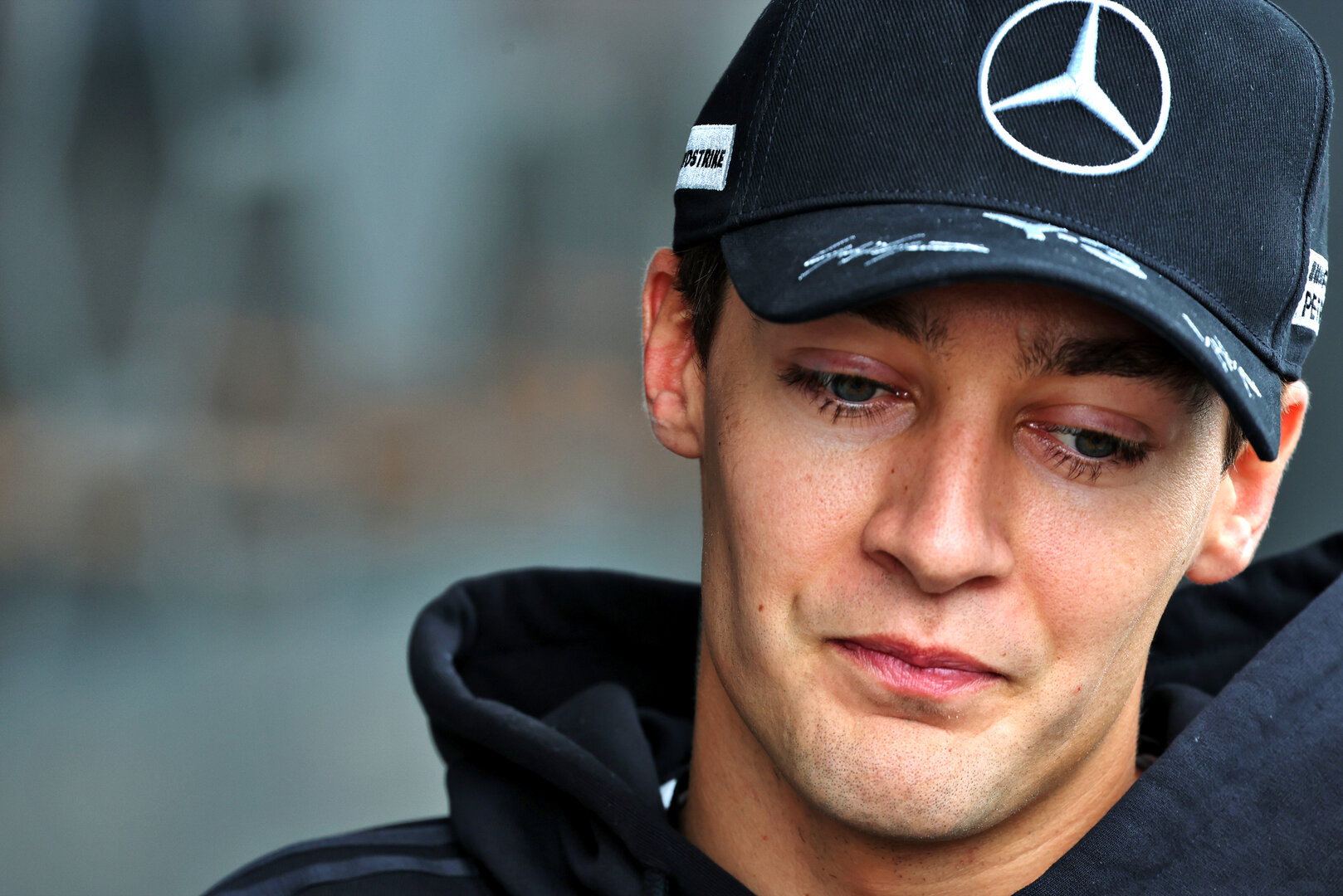GP GIAPPONE, George Russell (GBR) Mercedes AMG Formula One Team.
26.03.2026. Formula 1 World Championship, Rd 3, Japanese Grand Prix, Suzuka, Japan, Preparation Day.
- www.xpbimages.com, EMail: requests@xpbimages.com © Copyright: Batchelor / XPB Images