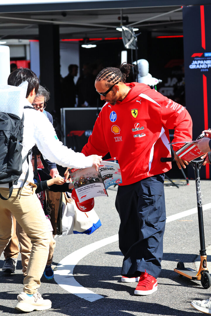 GP GIAPPONE, Lewis Hamilton (GBR) Ferrari.
26.03.2026. Formula 1 World Championship, Rd 3, Japanese Grand Prix, Suzuka, Japan, Preparation Day.
- www.xpbimages.com, EMail: requests@xpbimages.com © Copyright: Bearne / XPB Images
