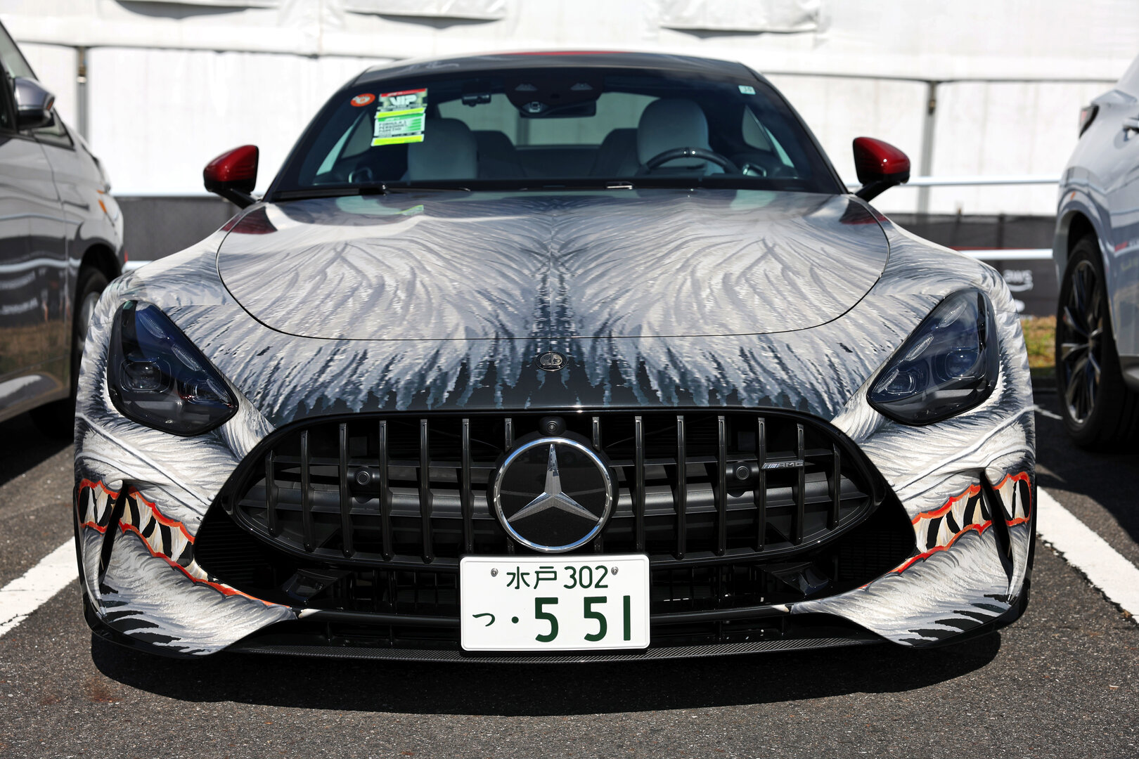 GP GIAPPONE, Mercedes AMG F1 Formula One Team road car.
26.03.2026. Formula 1 World Championship, Rd 3, Japanese Grand Prix, Suzuka, Japan, Preparation Day.
- www.xpbimages.com, EMail: requests@xpbimages.com © Copyright: Rew / XPB Images